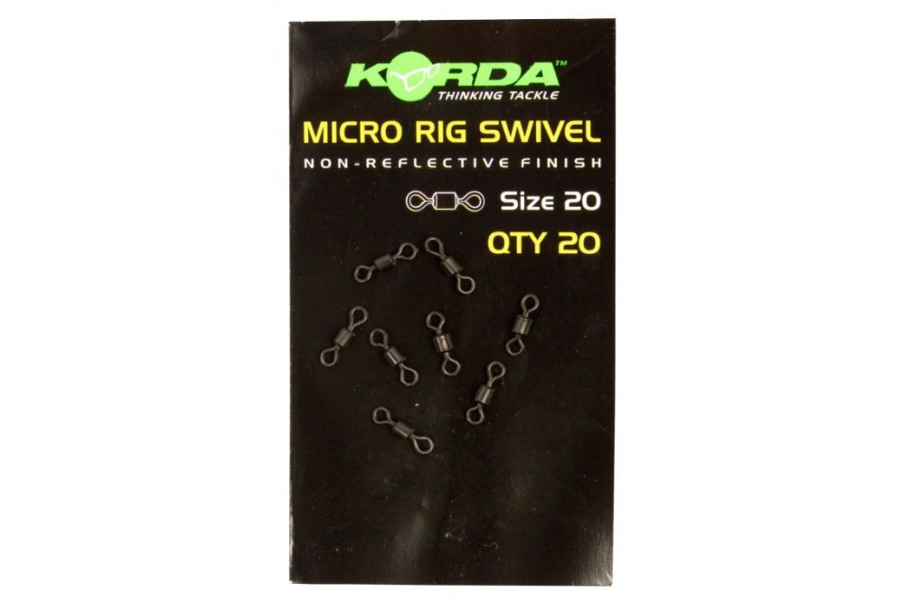 Korda Micro Hook Rig Swivel 20 per pack KMRS