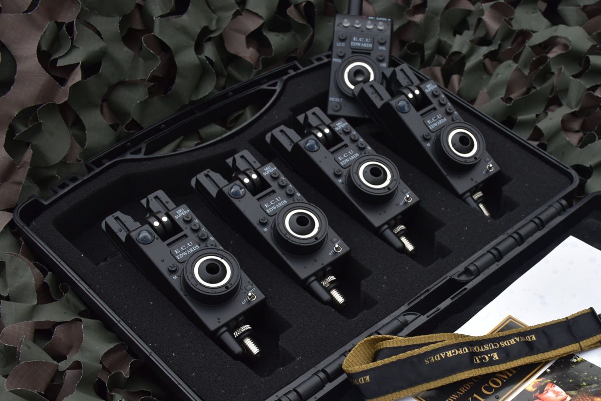 Ecu Mk1 Super Plus Compact Remote Bite Alarm Set Johnson Ross Tackle