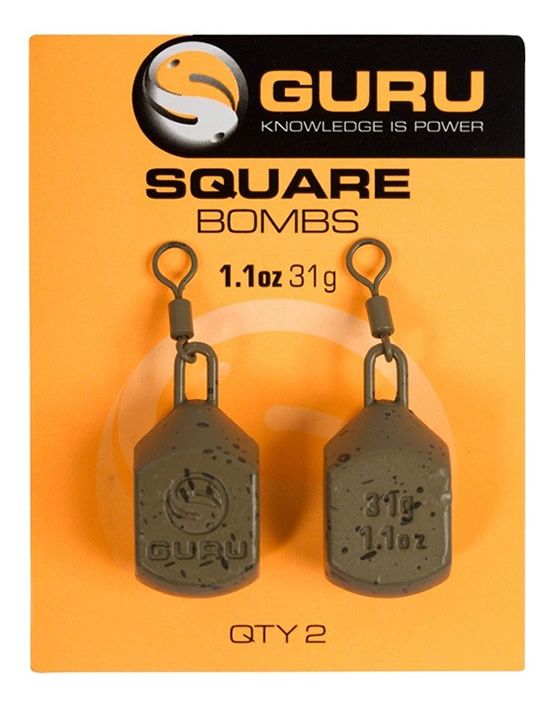 Coarse Fishing Weights Guru Square Pear Bomb