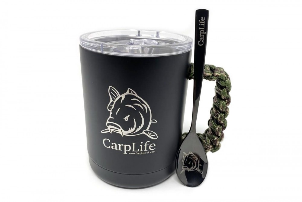 CarpLife Thermal Mug & Spoon Set - Camo Paracord